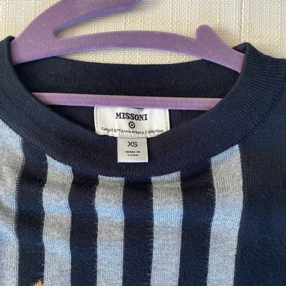 Missoni for Target sheath graphic, knit mini dress
